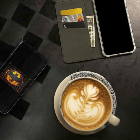 DC Comics The Flash Movie: Batman Bloody Logo iPhone 15 Pro Folio Case